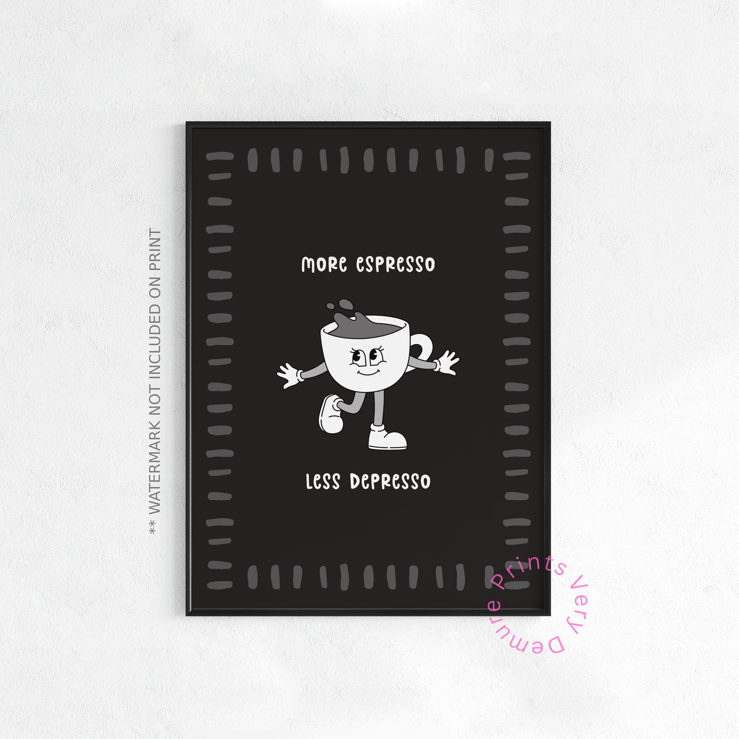 Plus d'expresso, moins de dépresso - Missy - Monochrome