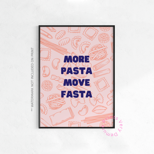 Mehr Pasta, beweg dich schnell – Pflaume