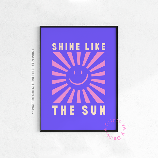 Shine Like The Sun - Lavender