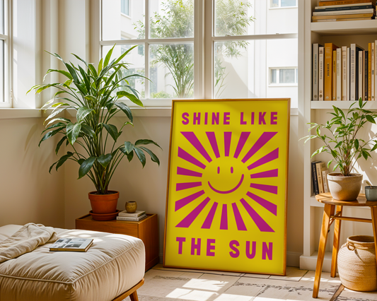 Shine Like The Sun - Purple & Yellow