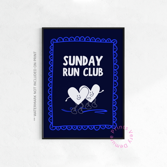 Sunday Run Club - Navy Blue