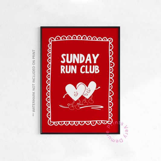 Sunday Run Club - Red