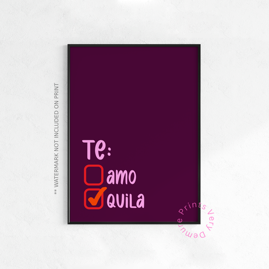 Te'Amo, Te'Quila - Magenta