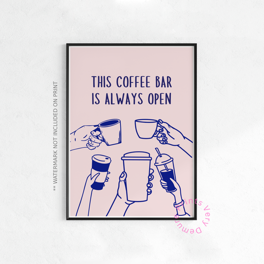 This Coffee Bar is Always Open - Orchid