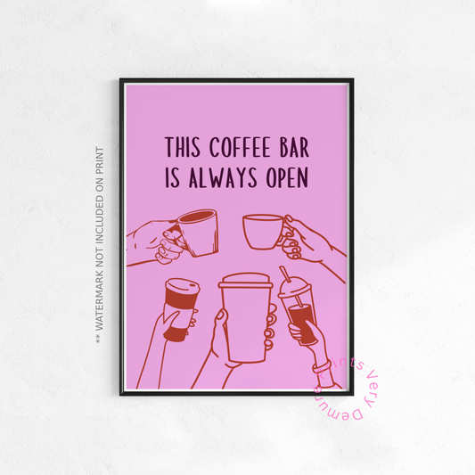 Ce café-bar est toujours ouvert - Rose