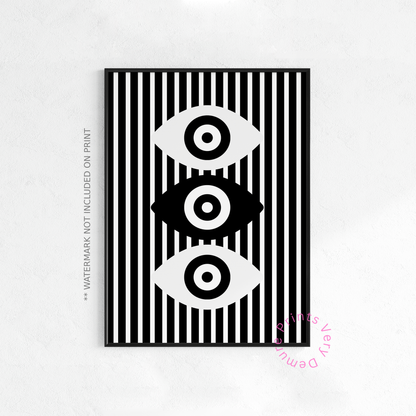 Trio-Augen - Monochrom