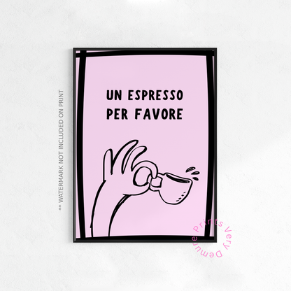 Un Espresso Per Favor - Rose Clair