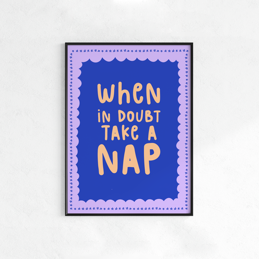 When In Doubt, Take a Nap - Lavender